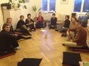 Die Gruppe war gemischt. Die psychische Gesundheit Profis sind Italienisch, Französisch, Südamerikaner.